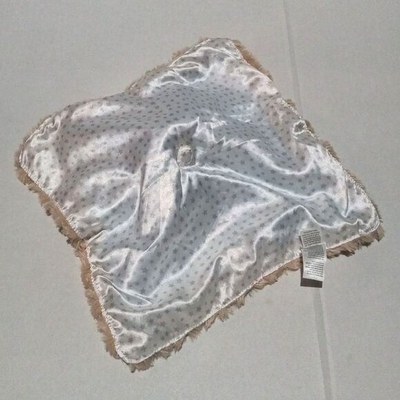 Baby Starters Puppy Security Blanket-Dream Big Little One-Satin Lined-Ratlle-NEW - Picture 9 of 12